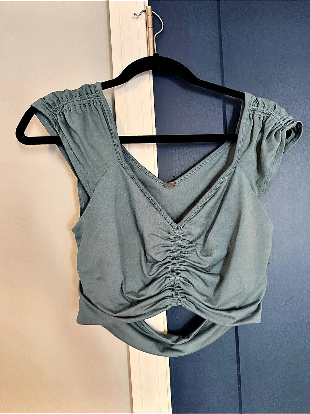 Free People movement Ruched Crop Top large